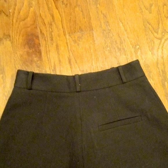 NEW Derek Lam 10 Crosby black shorts high waisted scalloped eyelet zip up size 0 - Picture 10 of 16